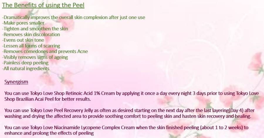 Japanese Blue Peel (Obagi, Zenofusion) - Face and Body