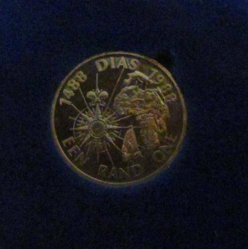 DIAS 1488 - 1988 EEN RAND SILVER