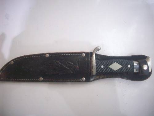 FOR SKIP ONLY - Baron Hunting knife in leather sheath.....made in Germany