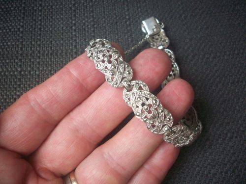 Marcasite Bracelet....vintage - Reduced
