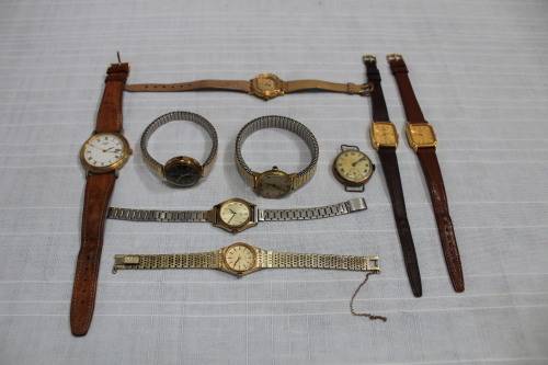 9 Watches - parts? Makes below....