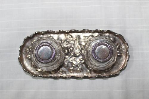 Sterling silver Inkwell - 1899 - incredible condition!