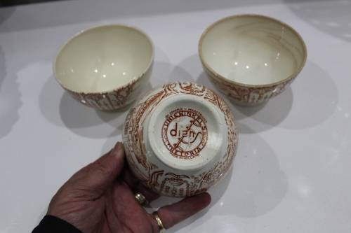 Voortrekker 1938 centenary bowls x 3 - Includes the rarer one! - see below