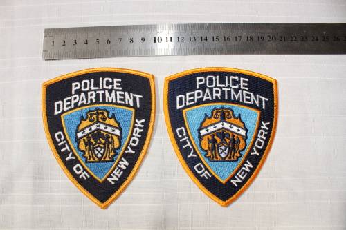 New York Police Department GENUINE patches x 4!!
