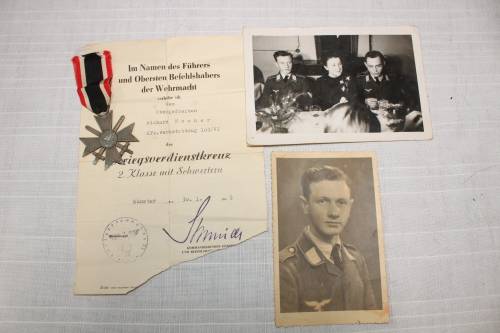 German War Merit Cross With Swords Awarded For Exceptional Service