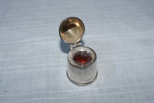 Sterling `travel` candle holder!....very different!