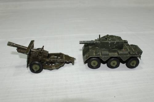 The Crescent Toy Company - Field Gun and Saladin Armoured Car - see below.....