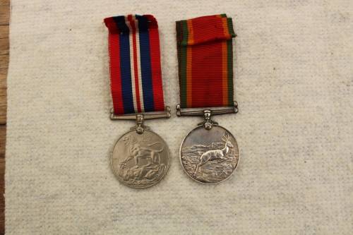 South African WW2 pair - details below....