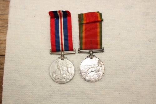 South African WW2 pair - details below....