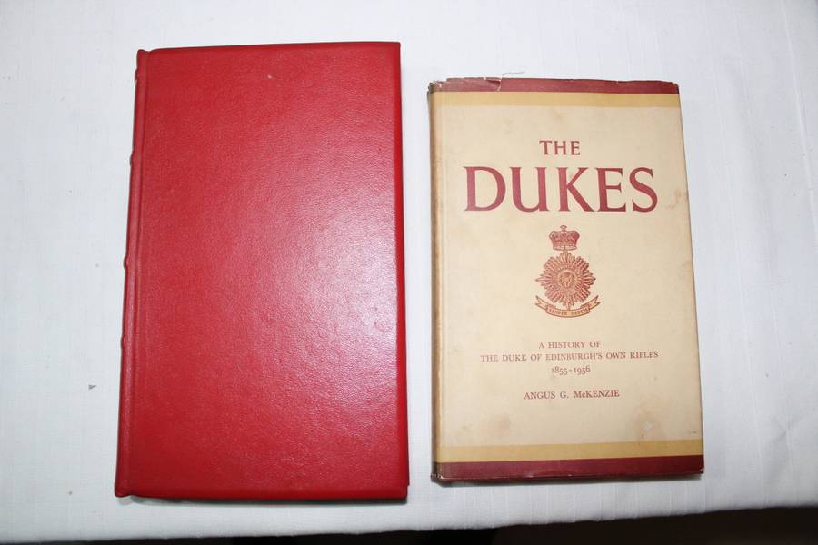 Cape Town Rifles (The Dukes) rare leather bound!....plus bonus book