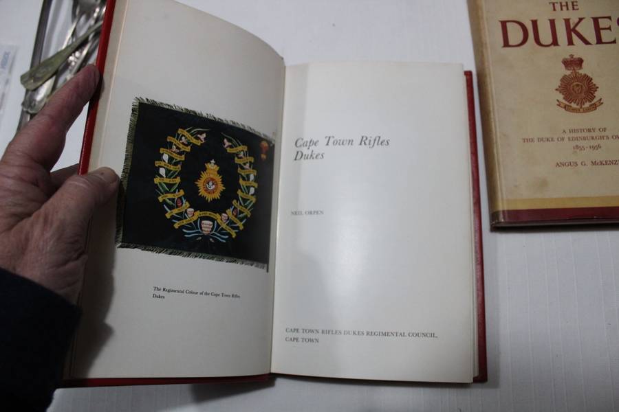 Cape Town Rifles (The Dukes) rare leather bound!....plus bonus book