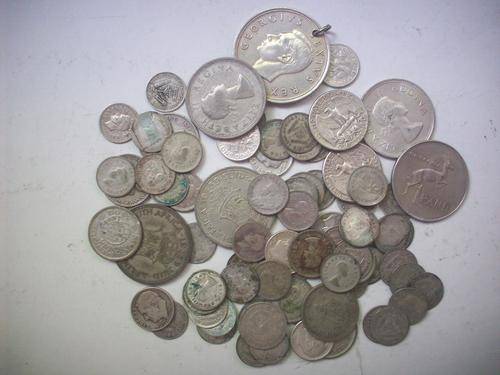 Silver Coins....probably for the silver weight....see below....
