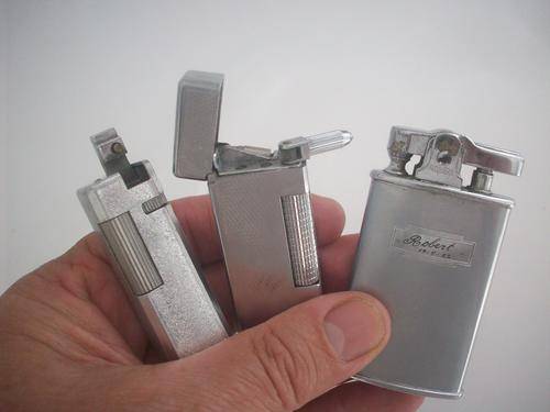 Lighters x 3....Ronson, Impala and Shakespere (?)....I'll take R 100 for the lot!