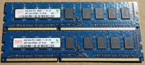 24GB RAM Hynix-12x2GB-2Rx8-PC3-8500E-DDR3 Ram