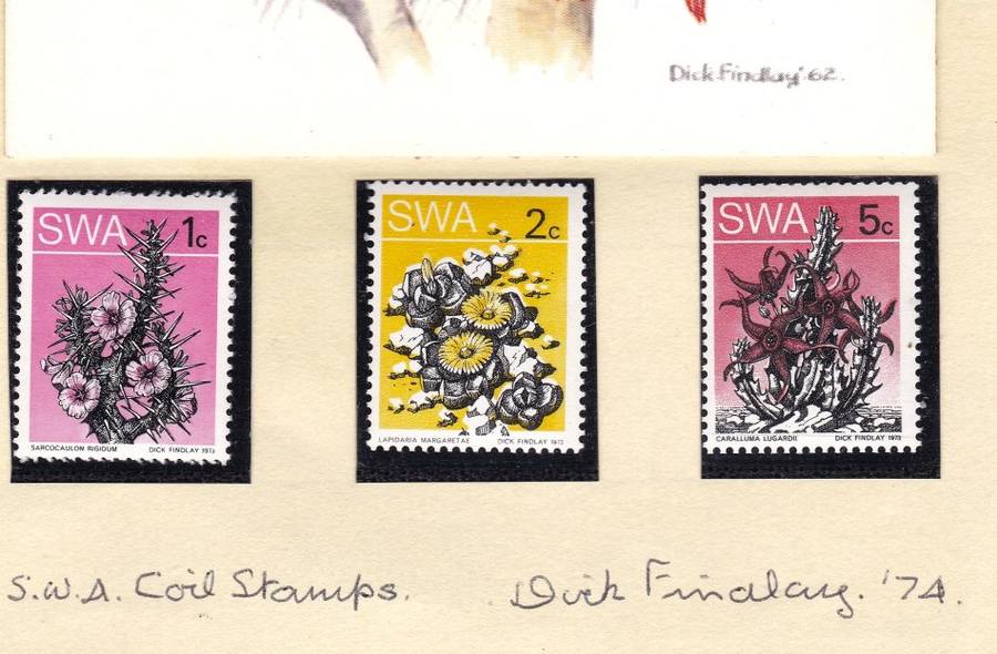 SWA: 1974 2 Def Coil Issues with Artwork signed by Dick Findlay and MAJOR SHIFT on 2c Duty!! Nice!!