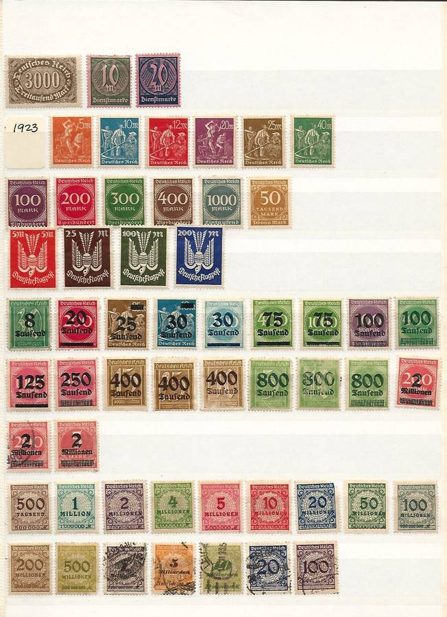 GERMANY: 1872 - 1994 LIGHTHOUSE ALBUM 16 Page (32 side) Mint & Used Full & Partial Sets. Great Cat!