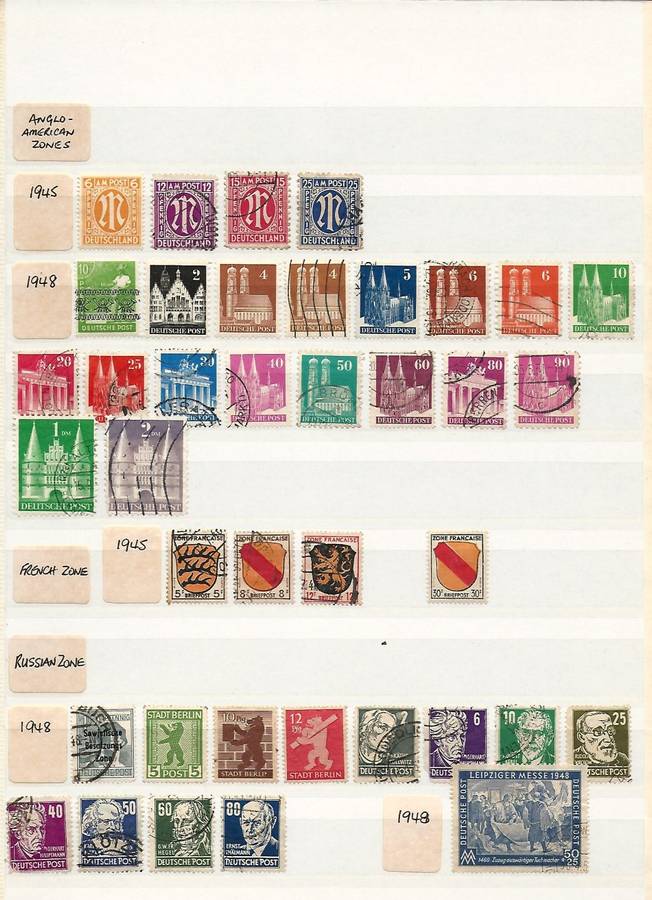 GERMANY: 1872 - 1994 LIGHTHOUSE ALBUM 16 Page (32 side) Mint & Used Full & Partial Sets. Great Cat!