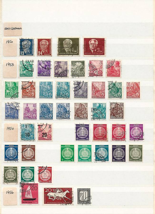 GERMANY: 1872 - 1994 LIGHTHOUSE ALBUM 16 Page (32 side) Mint & Used Full & Partial Sets. Great Cat!