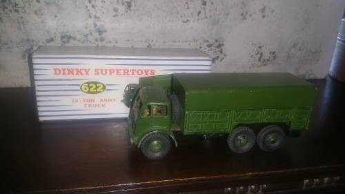 DINKY TOYS 822 10-TON ARMY TRUCK  with original box