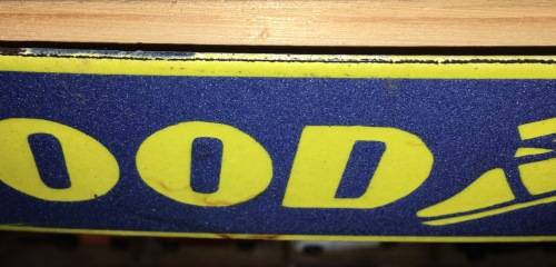GOODYEAR ENAMEL SIGN 28 CM X 5 CM