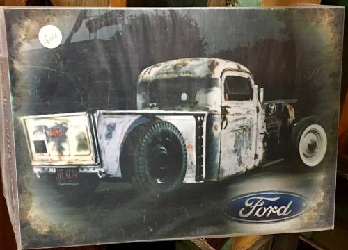 REPRO METAL SIGN