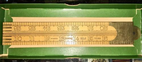 10 X  Boxwood Rules 4 Fold  New Old Stock,  (Never BeenUsed) R200 each