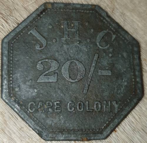 RARE J.H. CARTWRIGHT TOKEN - CAPE COLONY