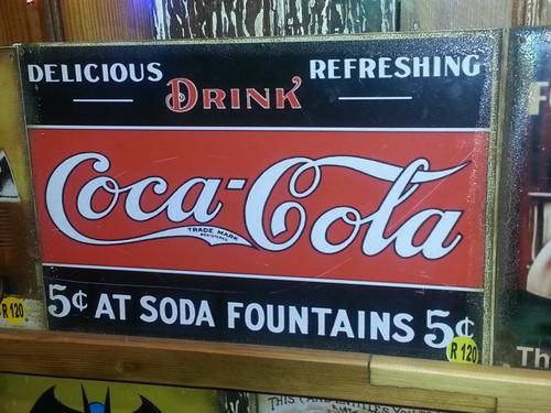 REPRO METAL ADVERTISING/BAR/MANCAVE SIGN