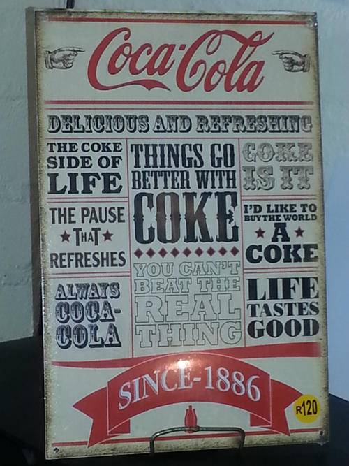 REPRO METAL ADVERTISING/BAR/MANCAVE SIGN