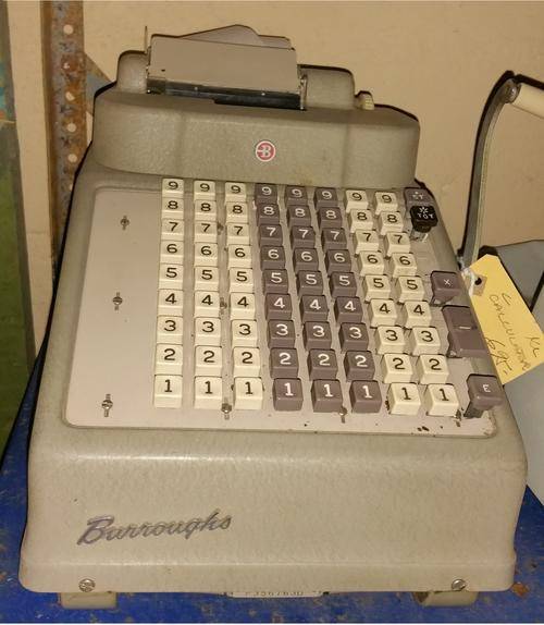 Antique Burroughs Calculator/Adding Machine