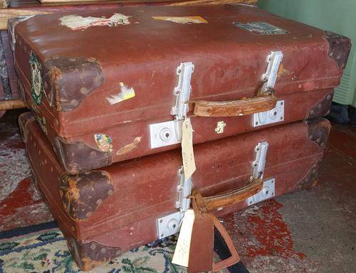 2 x Vintage Revelation Suitcases