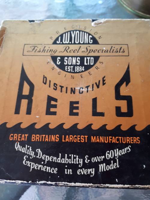 JW Young Fly Reel in Box