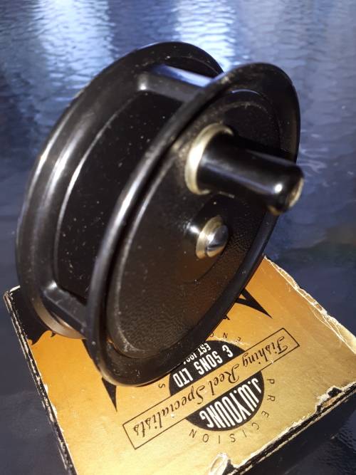 JW Young Fly Reel in Box