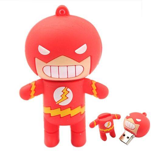 2GB Stylish Cartoon Design USB Flash Drive - Red