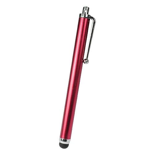 Clip Pen Style Touch Stylus For iPad 1/2 iPhone 4G iPod Red