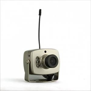 Wireless 1/3 inch CMOS Camera - 380 TV Lines - 6 LED Lights for Night Vison - Ajustable Focus Lens