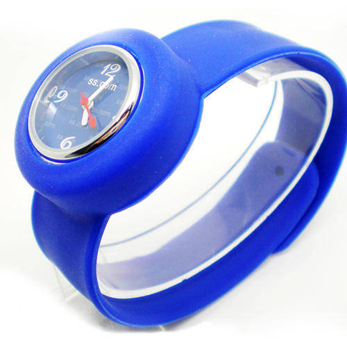 Novelty Slap Watch for Children and Adult, New Style Fashion Jelly Watch - Blue, CRAZY!!