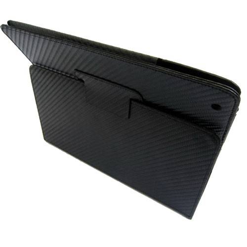 Black Apple iPad 2 Leather Case (Fits All iPad WiFi & 3G Models)
