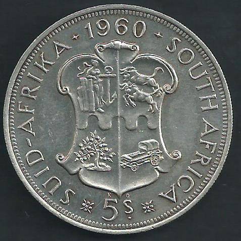 1960 - Five Shillings / Crown - as per scan.
