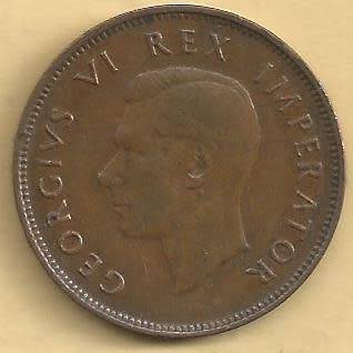 1943 - Half Penny /  1/2d . - VF condition as per scan.