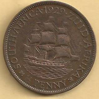 1929 - Half Penny /  1/2d . - VF details as per scan.