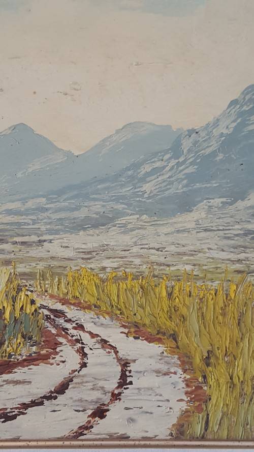 Original Oil  Landscape by E A Appelgryn (SA)