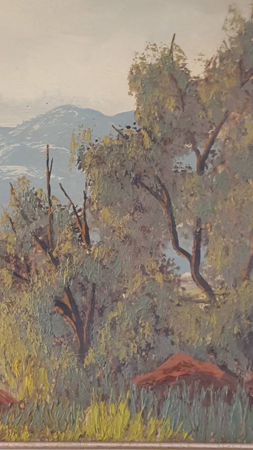 Original Oil  Landscape by E A Appelgryn (SA)