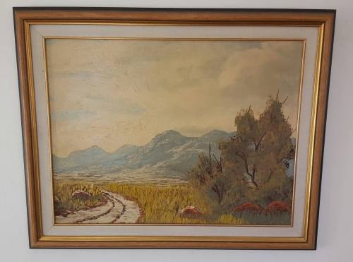 Original Oil  Landscape by E A Appelgryn (SA)
