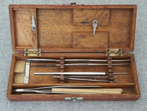 Vintage Boxed  Medical Dissection Kit