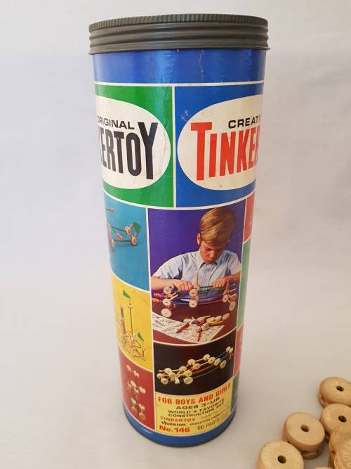 ORIGINAL 1960'S TINKERTOY CONSTRUCTION SET NO 146