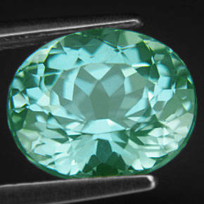 AAA+ TOP ADAMANTINE VIVID  GREEN CEYLON SAPPHIRE!  6.500CTS