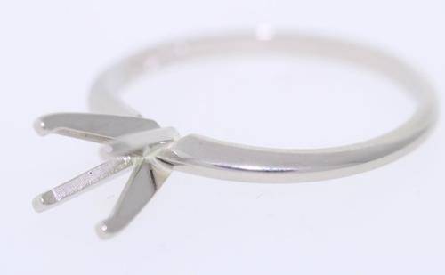 14K SOLID GOLD SEMI MOUNT RING SETTING, 2GRAMS,  FITS 1CT-3CT DIAMOND OR GEMSTONE