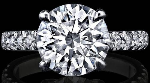 14K Solid Gold Round Brill. Engagement Ring! 1.600cts!  K/ Vs1 /  Ex-Vg-Ex