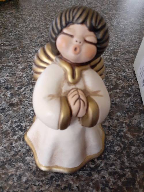Highly collectable! THUN "Klassischer Engel" ceramic angel
